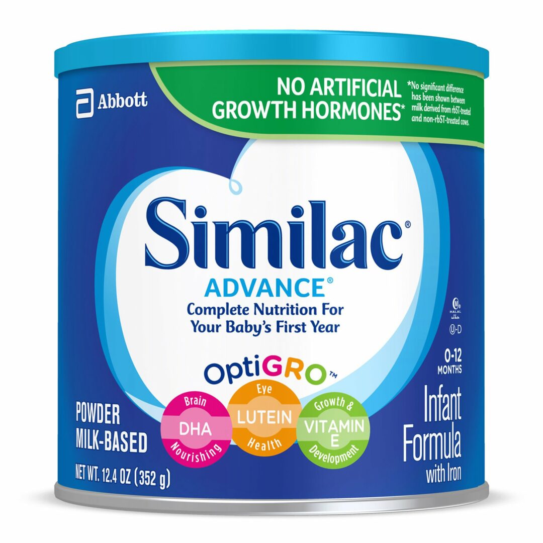 Similac Advance 20 Infant Formula, Powder, 12.4-oz Can