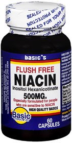 Basic's Flush Free Niacin / Inositol Dietary Supplement