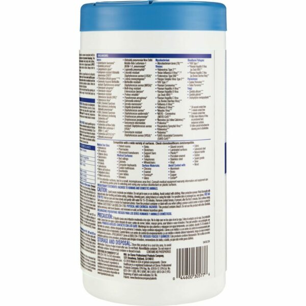 Clorox Healthcare Surface Disinfectant Cleaner, 150 Wipes per Canister