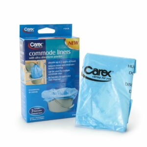 Carex Commode Liner, 14 x 14 Inch 1