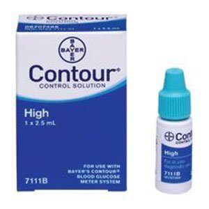 Bayer Contour Blood Glucose Control Solution, High Level 1