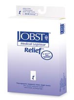 JOBST Relief Knee High Compression Stockings, X-Large, 15 - 20 mmHg